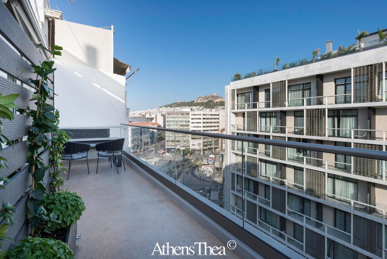 Athensthea Beta Luxury Penthouse Apt In Omonia Eksteriør bilde