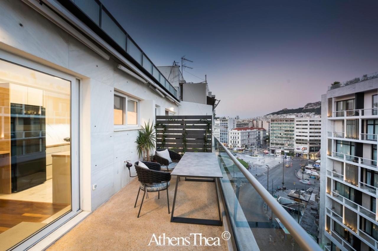 Athensthea Beta Luxury Penthouse Apt In Omonia Eksteriør bilde